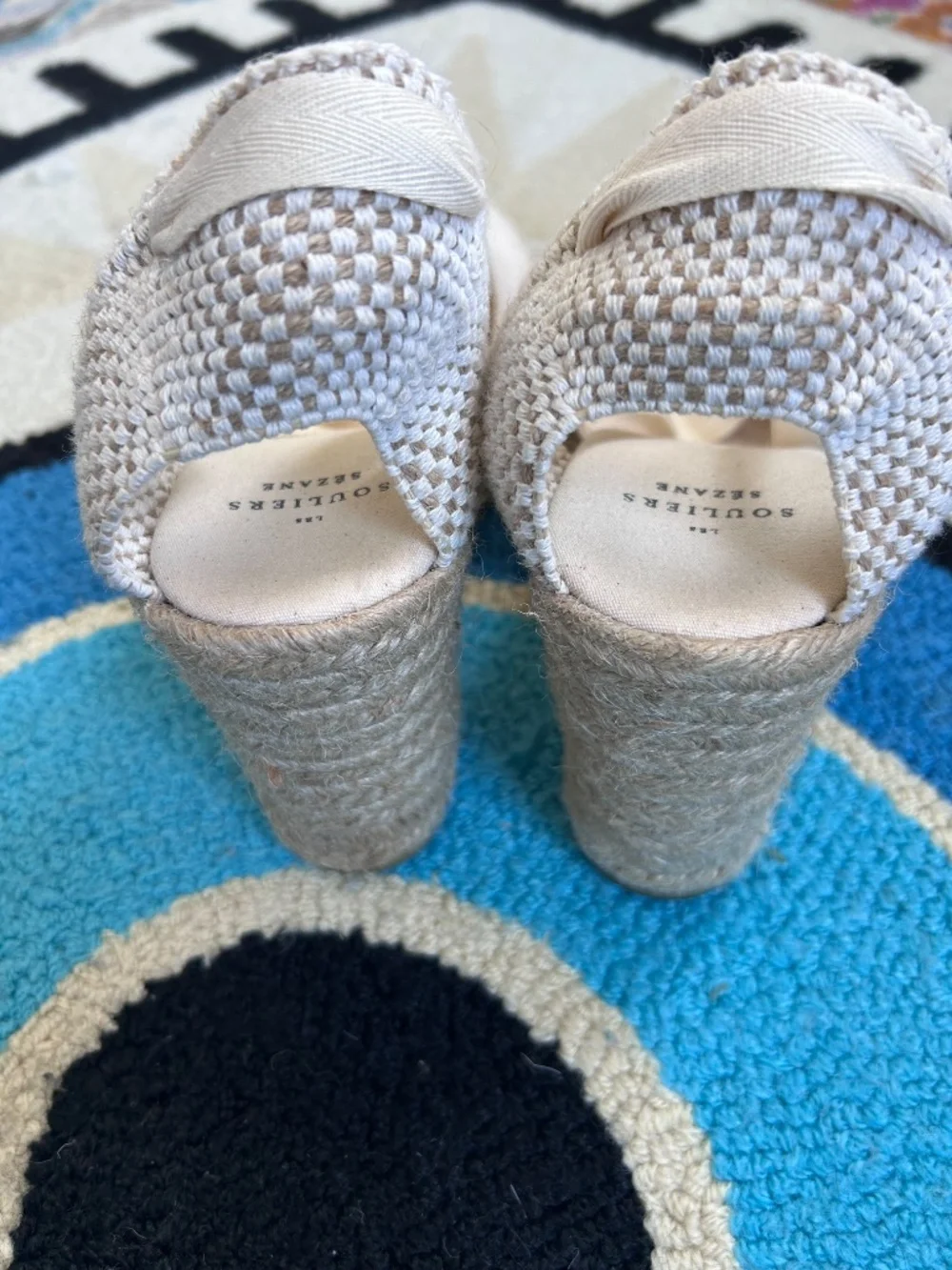 Sezane Diane Espadrilles Ecru Canvas (size 40/Ladies 8.5) - Picture 4 of 5